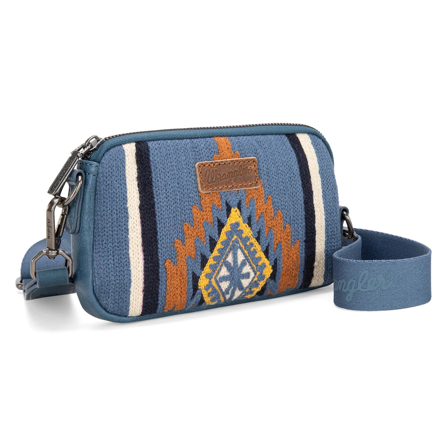 Wrangler Southwestern Knitted Mini Crossbody - Jean - WG174-1833JN