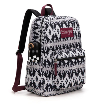 Wrangler Aztec Print Backpack - Black - WG2000-011BK