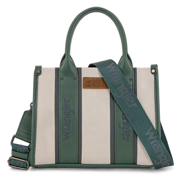 Wrangler Color Block Tote/Crossbody - Green - WG208-8120S