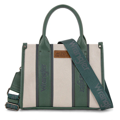 Wrangler Color Block Tote/Crossbody - Green - WG208-8120S