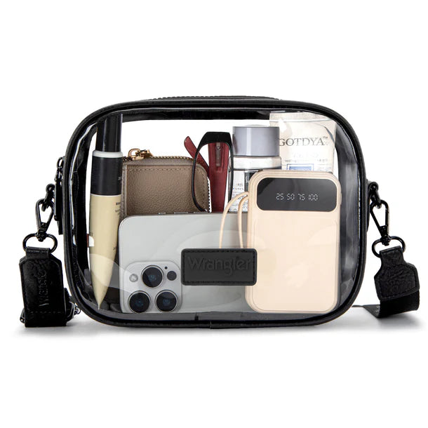 Wrangler Clear Crossbody Bag/Stadium Bag - WG229-603