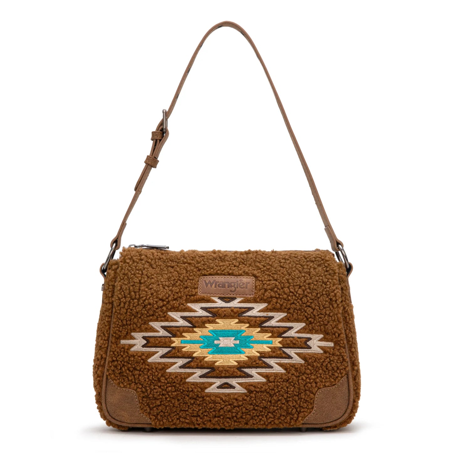 Wrangler Sherpa Aztec Sherpa Hobo/Shoulder Bag - WG263-2022