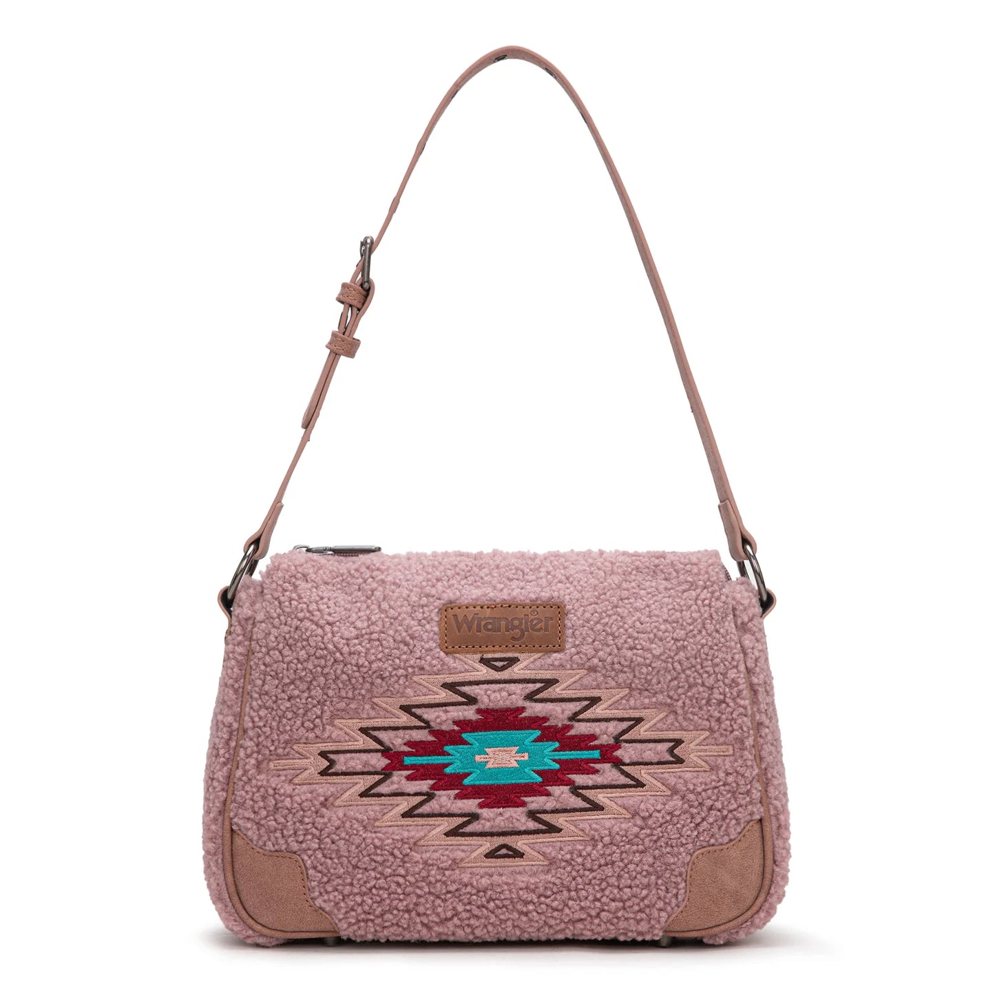 Wrangler Sherpa Aztec Sherpa Hobo/Shoulder Bag - WG263-2022
