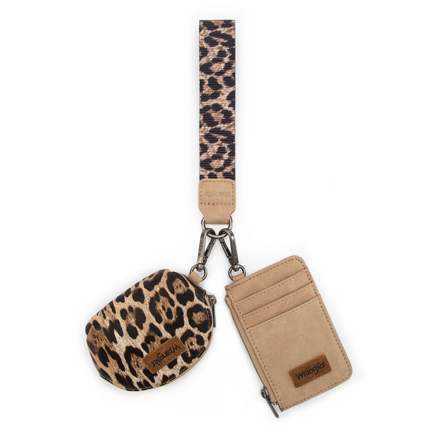 Wrangler Southwestern Art Print Dual Pouch Wristlet