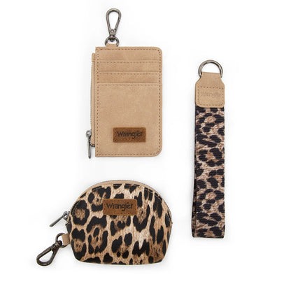 Wrangler Southwestern Art Print Dual Pouch Wristlet