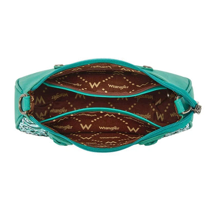 Wrangler Braided Paisley Bandana Shoulder Bag - WG331-818