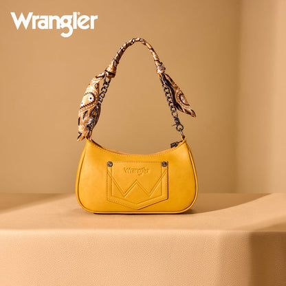 Wrangler Braided Paisley Bandana Shoulder Bag - WG331-818