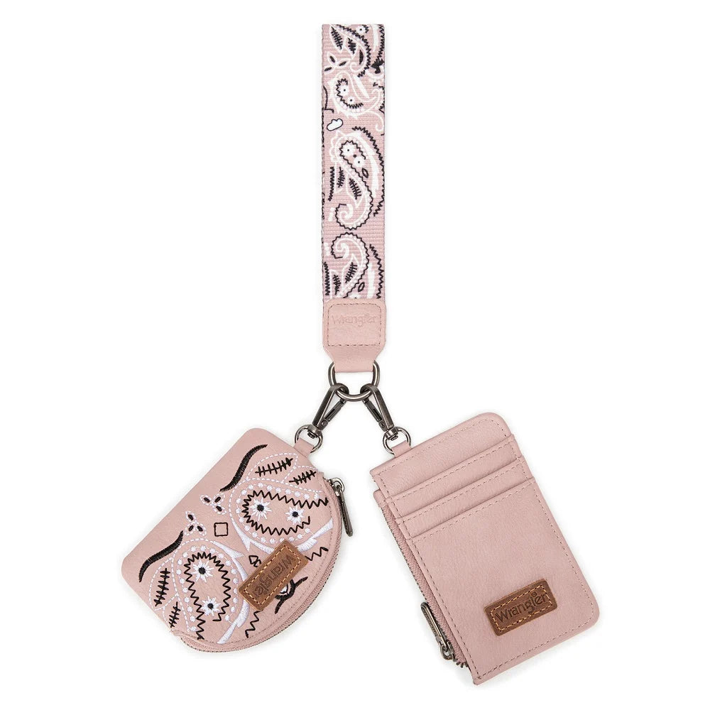 Wrangler Dual Pouch Wristlet