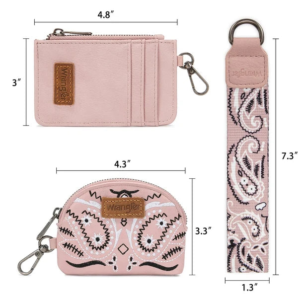 Wrangler Dual Pouch Wristlet