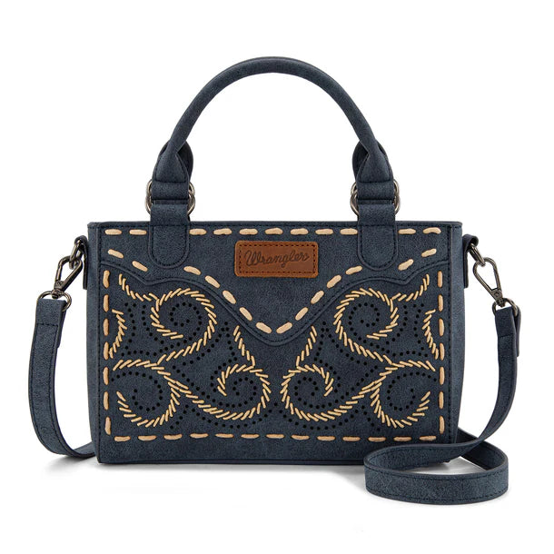 Wrangler Embroidered Swirl Mini Satchel/ Crossbody - WG337-2003