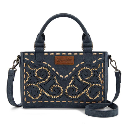 Wrangler Embroidered Swirl Mini Satchel/ Crossbody - WG337-2003