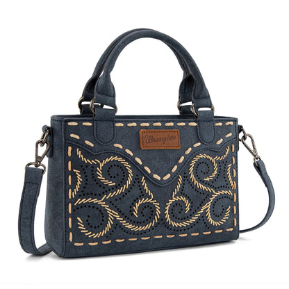 Wrangler Embroidered Swirl Mini Satchel/ Crossbody - WG337-2003