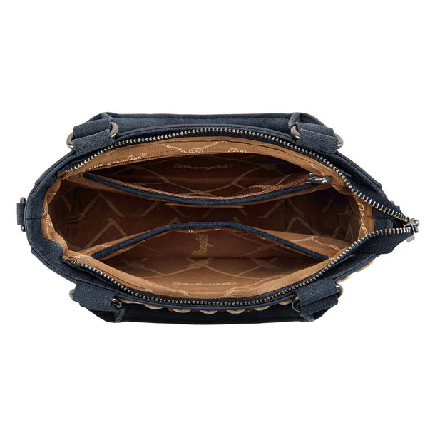 Wrangler Embroidered Swirl Mini Satchel/ Crossbody - WG337-2003