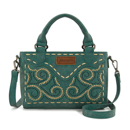 Wrangler Embroidered Swirl Mini Satchel/ Crossbody - WG337-2003