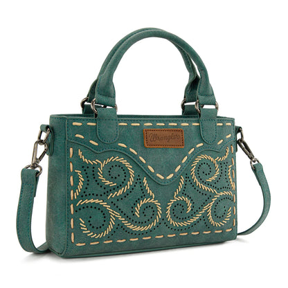 Wrangler Embroidered Swirl Mini Satchel/ Crossbody - WG337-2003