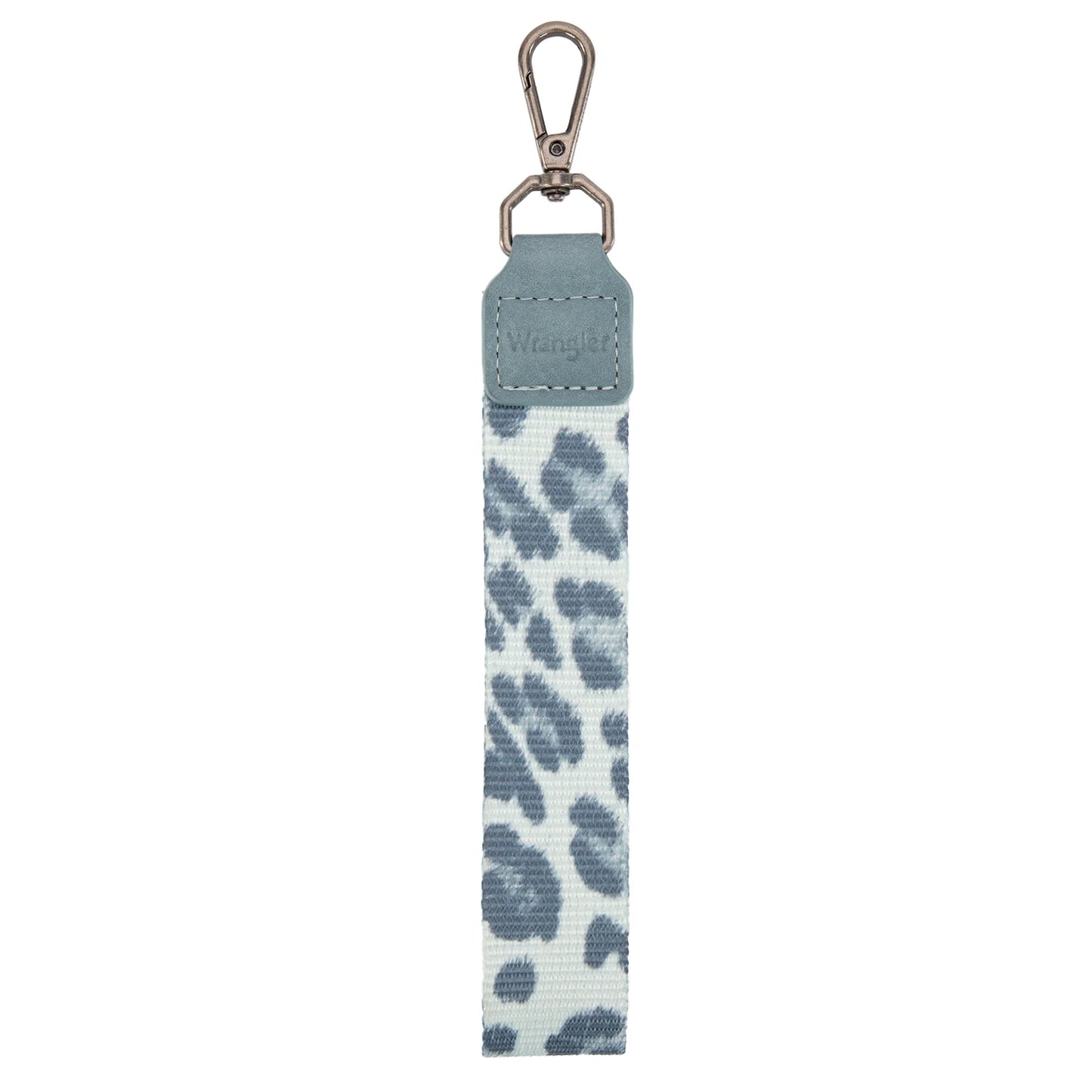 Wrangler Leopard Print Dual Pouch Wristlet with Zipper Round Case - WG366-W114