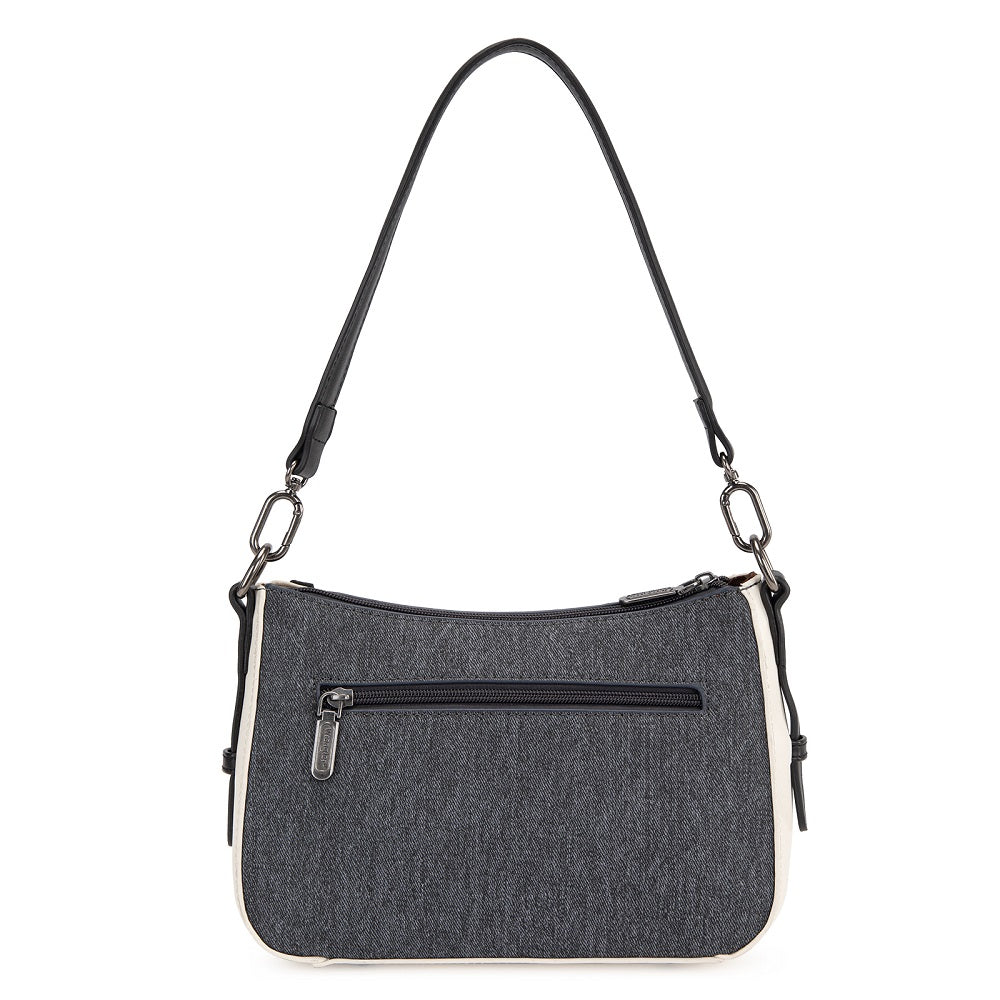 Wrangler Western Chevron Contrast Stitch Satchel Bag - Dark Jean - WG456-8185DJN