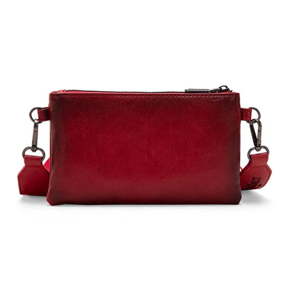 Wrangler Dual Zipper Compartment Crossbody Bag - WG120-209