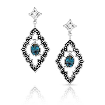 Upon a Star Turquoise Earrings