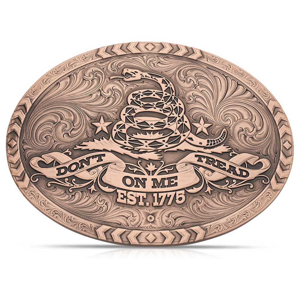 Montana Silversmiths - Vintage Bronze Gadsden Belt Buckle - 52110BLB
