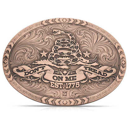 Montana Silversmiths - Vintage Bronze Gadsden Belt Buckle - 52110BLB