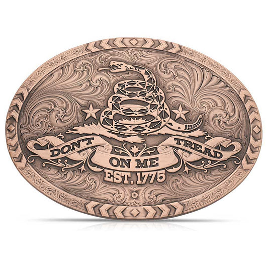 Montana Silversmiths - Vintage Bronze Gadsden Belt Buckle - 52110BLB