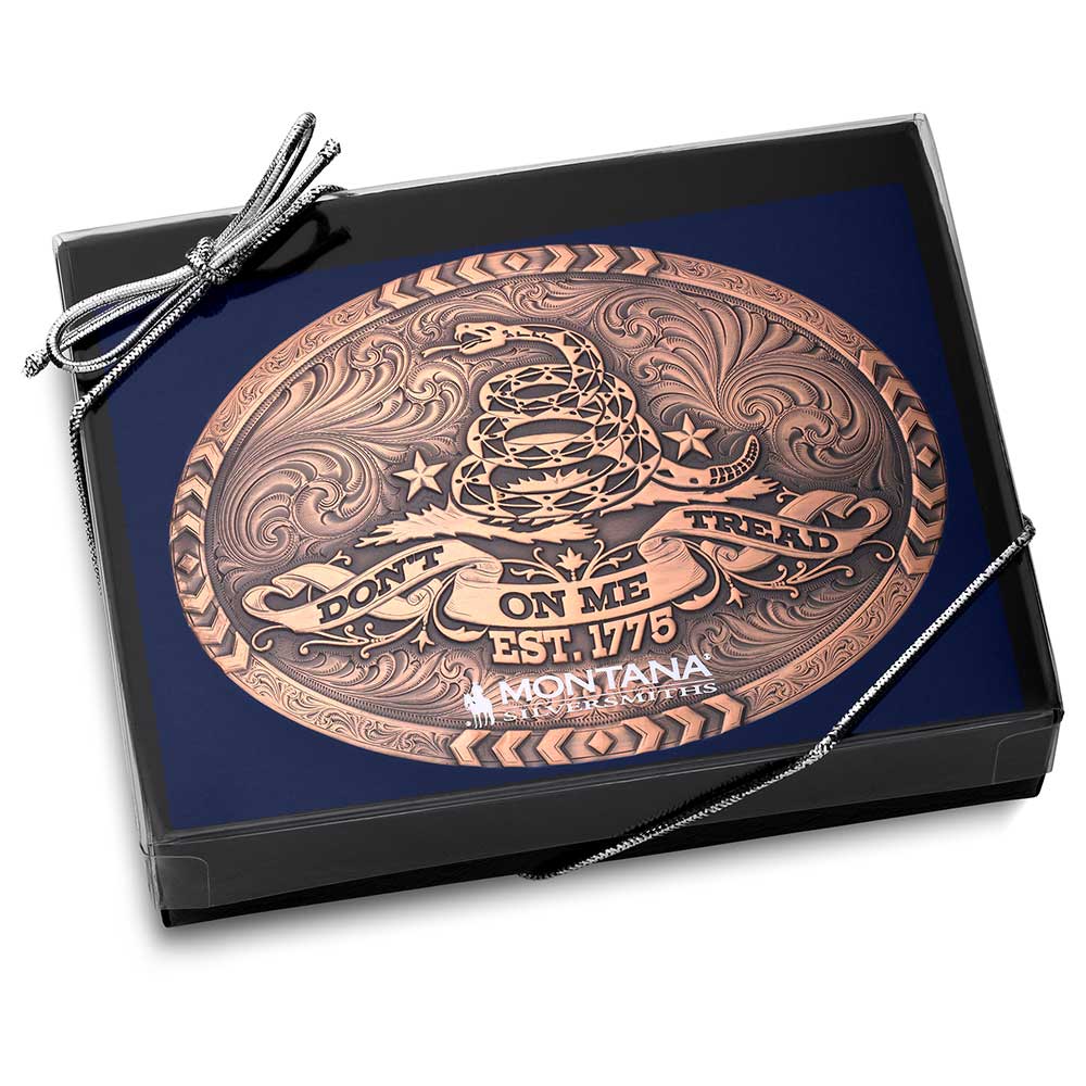 Montana Silversmiths - Vintage Bronze Gadsden Belt Buckle - 52110BLB