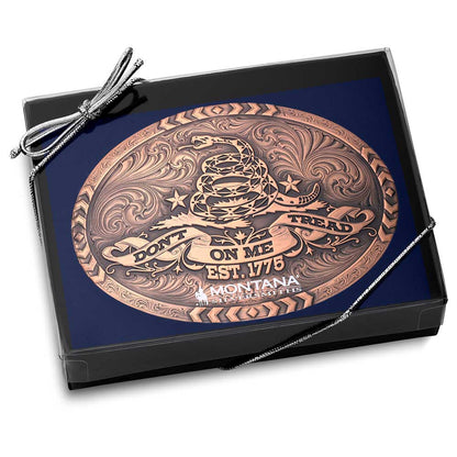 Montana Silversmiths - Vintage Bronze Gadsden Belt Buckle - 52110BLB