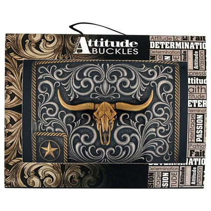 Lonestar Longhorn Attitude Buckle