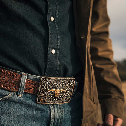 Lonestar Longhorn Attitude Buckle