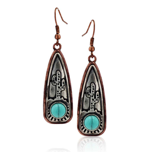 Southwest Skyline Turquoise Attitude Earrings