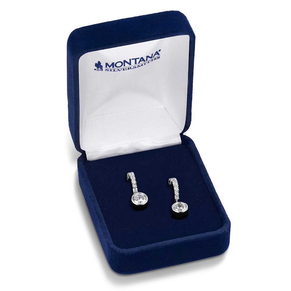 Montana Silversmiths Dew Drop Crystal Earrings - ER6221