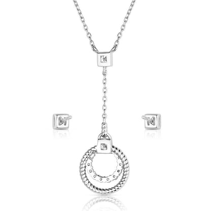 Montana Silversmiths - Twilight Riata Jewelry Set - JS6294