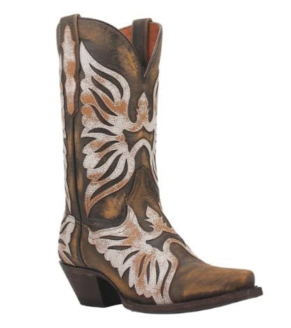 Ndulgence Snip Toe Brown Leather Boots