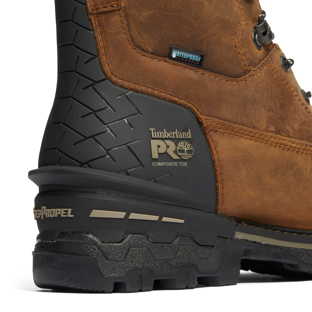 Men's Timberland PRO 8IN BOONDOCK HD NT WP - BROWN - TB0A29TG2141