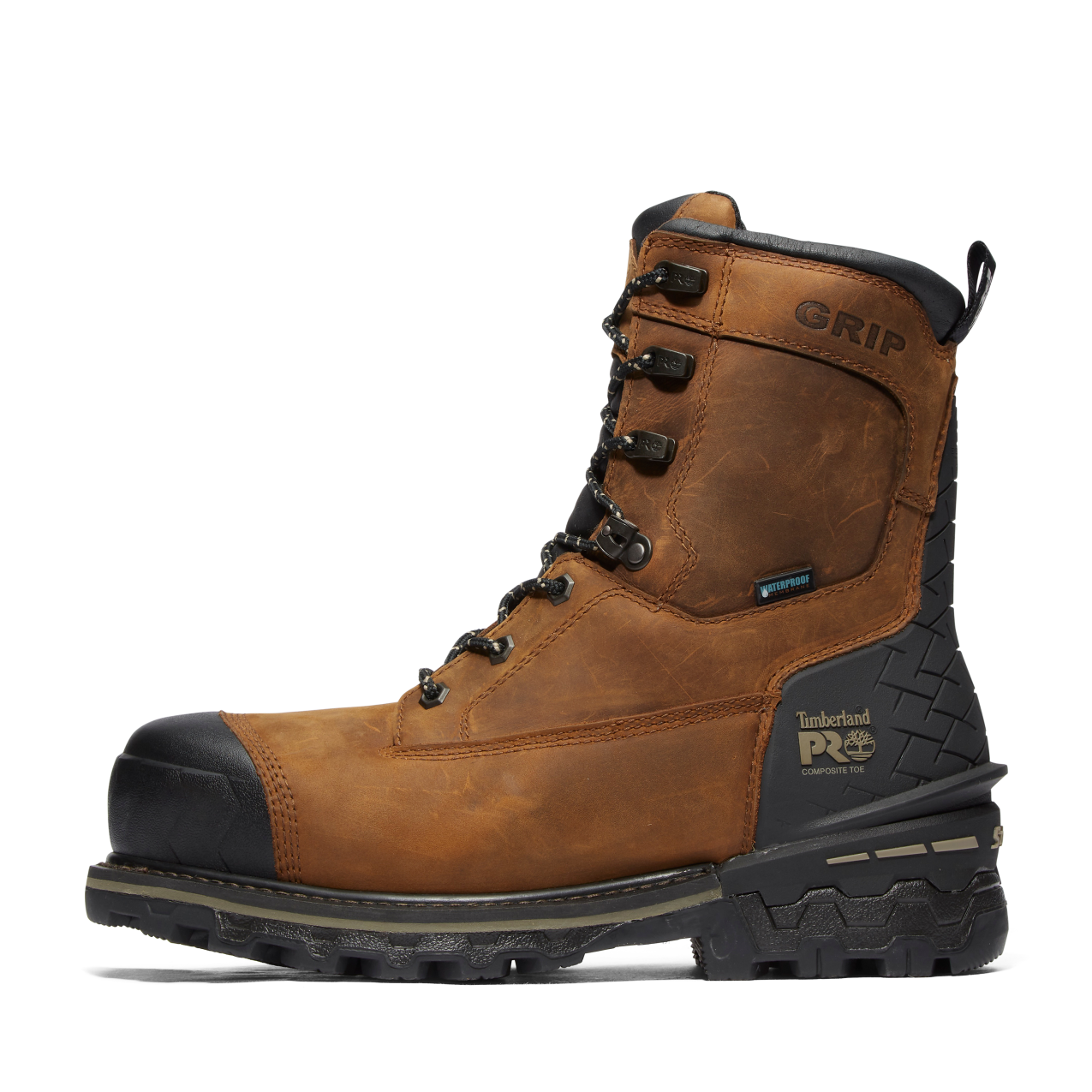 Men's Timberland PRO 8IN BOONDOCK HD NT WP - BROWN - TB0A29TG2141