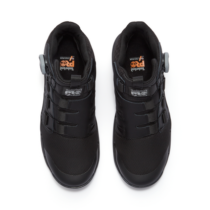 Men's Timberland PRO 6 IN MORPHIX BOA CT WP - BLACK - TB0A438GENR1