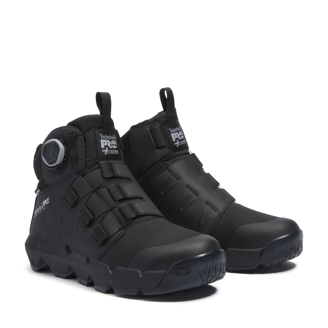 Men's Timberland PRO 6 IN MORPHIX BOA CT WP - BLACK - TB0A438GENR1