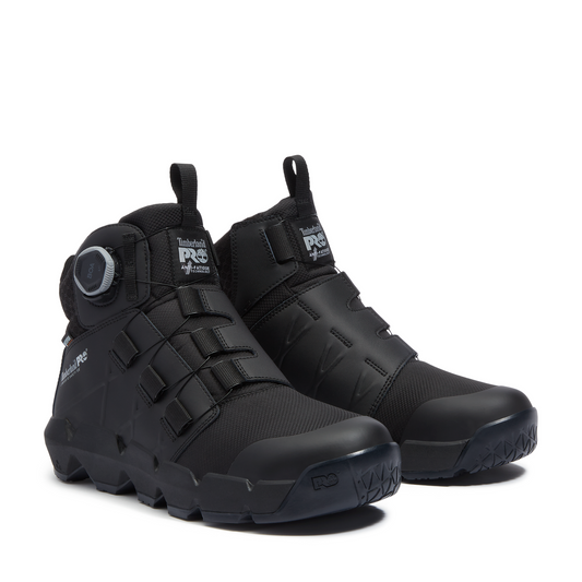 Men's Timberland PRO 6 IN MORPHIX BOA CT WP - BLACK - TB0A438GENR1