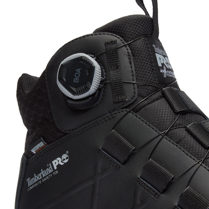 Men's Timberland PRO 6 IN MORPHIX BOA CT WP - BLACK - TB0A438GENR1