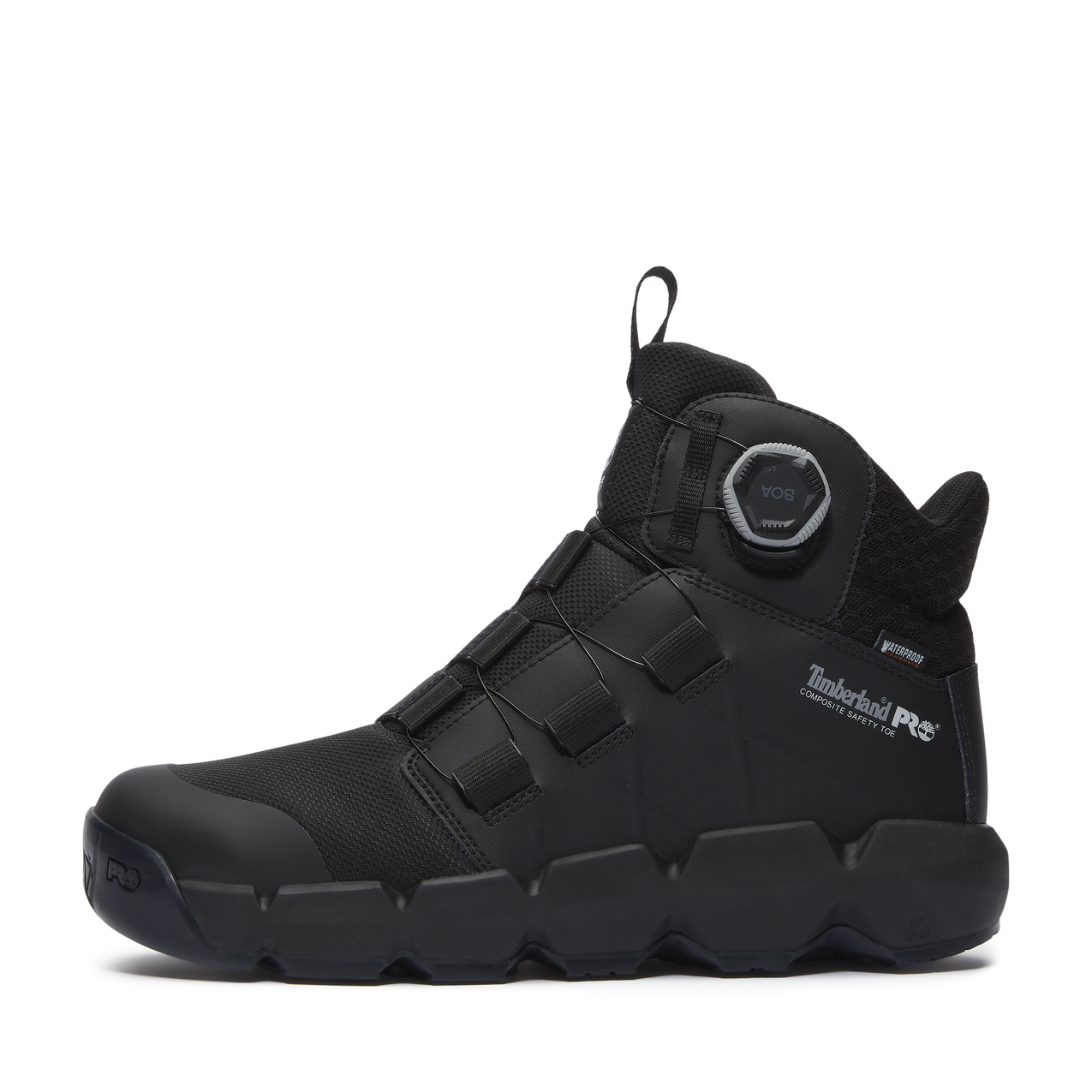 Men's Timberland PRO 6 IN MORPHIX BOA CT WP - BLACK - TB0A438GENR1