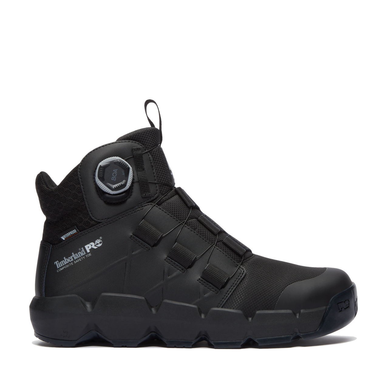 Men's Timberland PRO 6 IN MORPHIX BOA CT WP - BLACK - TB0A438GENR1