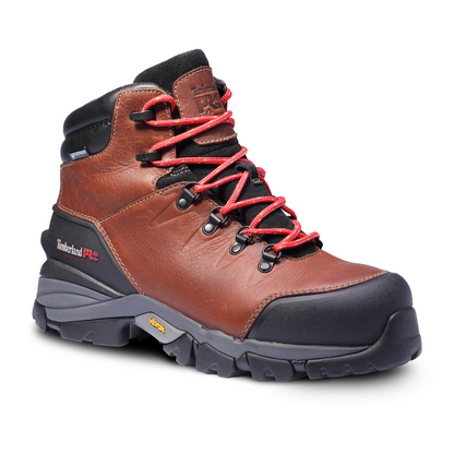 Men's Timberland PRO 6IN HERITAGE HYPERION CT WP - BROWN - TB0A5N4J2141
