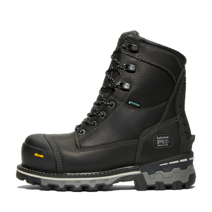 Women's Timberland PRO 8IN BOONDOCK CT WP FP INS 200G CSA - BLACK - TB0A5R7K0011