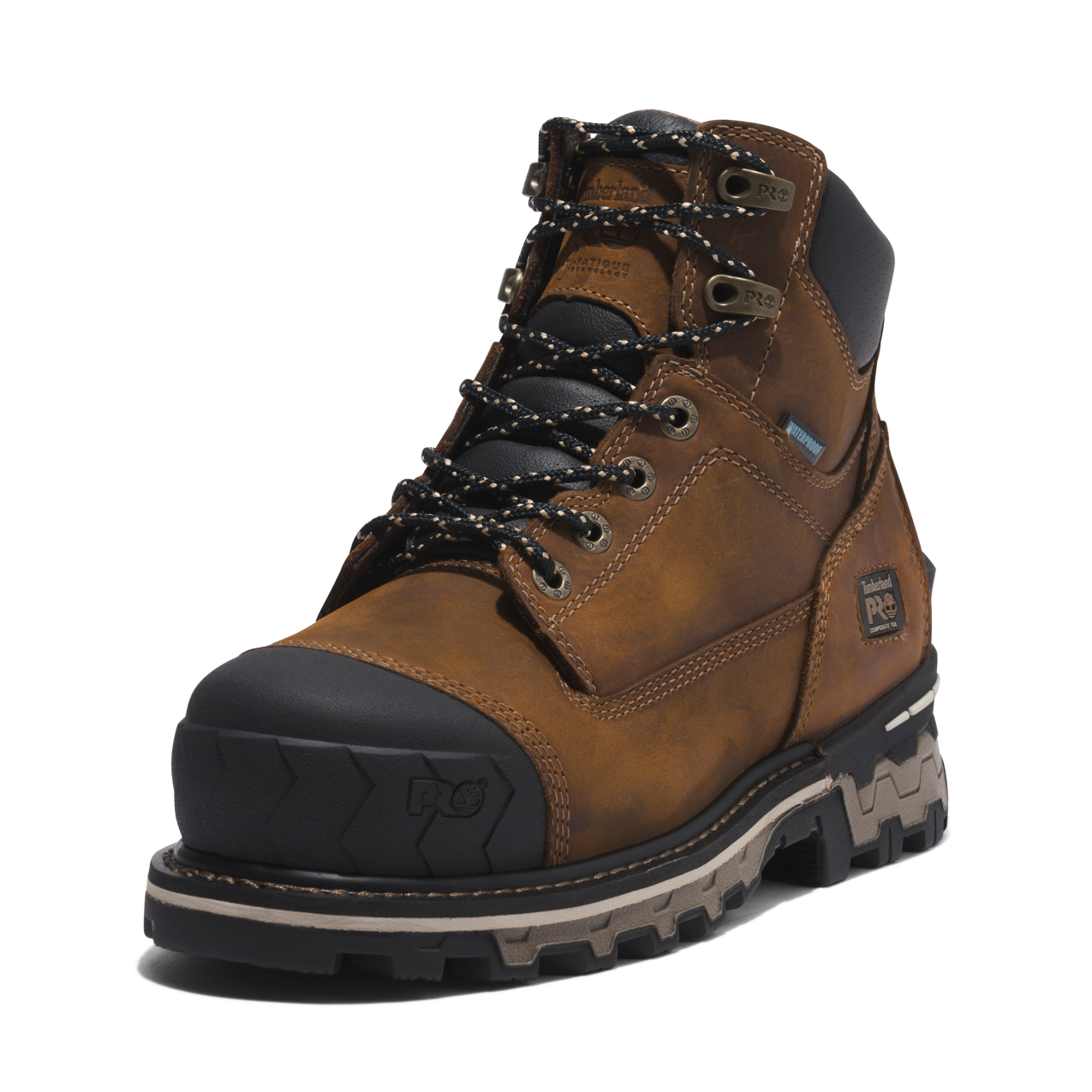 Women's Timberland PRO 6IN BOONDOCK CT WP - BROWN - TB0A5R9T2141