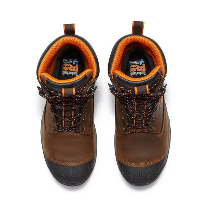 Men's Timberland PRO 8 IN BOONDOCK ULTRALIGHT CT WP INS 400G - BROWN - TB0A646FEM41