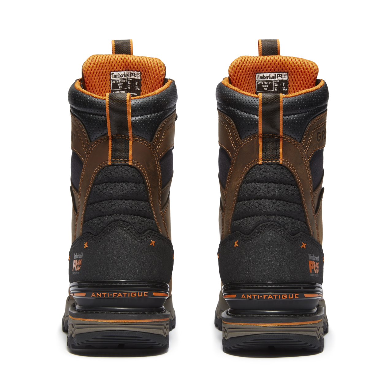 Men's Timberland PRO 8 IN BOONDOCK ULTRALIGHT CT WP INS 400G - BROWN - TB0A646FEM41