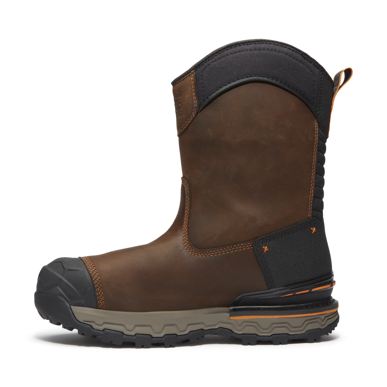 Men's Timberland PRO BOONDOCK ULTRALIGHT PULL-ON CT WP - BROWN - TB0A6473EM41