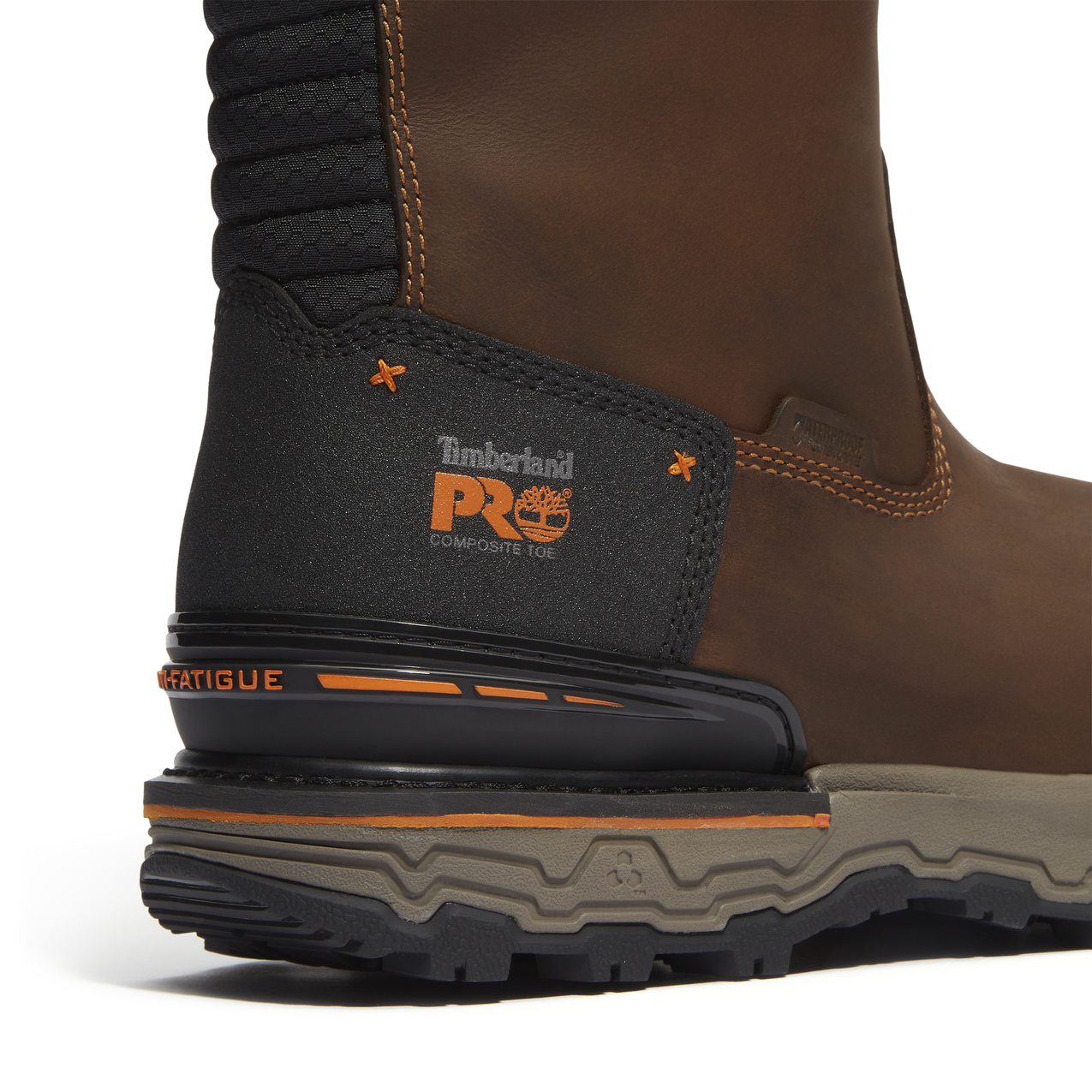 Men's Timberland PRO BOONDOCK ULTRALIGHT PULL-ON CT WP - BROWN - TB0A6473EM41