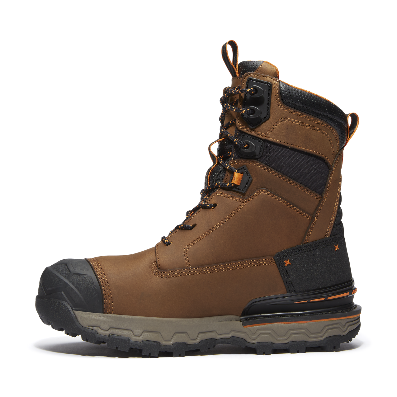 Men's Timberland PRO 8 IN BOONDOCK ULTRALIGHT CT WP - BROWN - TB0A648YEM81